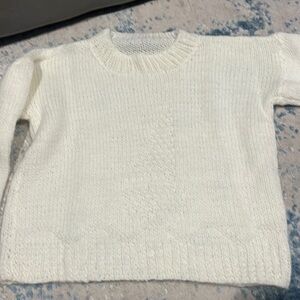 Vintage toddler handmade sweater, size unknown, measurements, in pictures